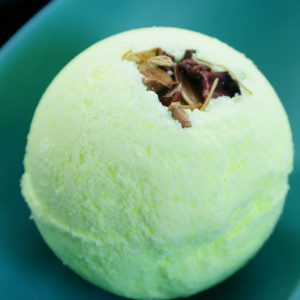 Lemon Green Tea bath bomb