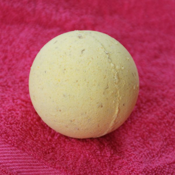 Lemon Oatmeal bath bomb