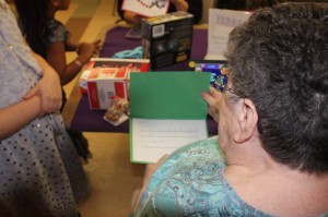 Christmas cards, handmade from Kindergarden class of children.